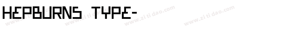 Hepburns Type字体转换